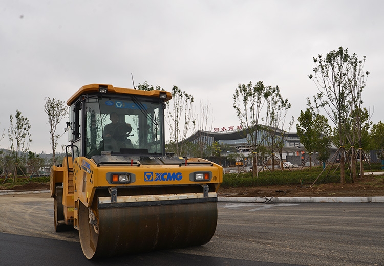 泗水高鐵站道路施工